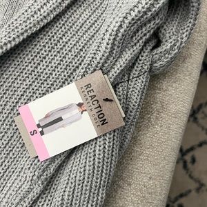 Gray buttonless cardigan sweater - brand new